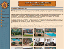 Tablet Screenshot of indianoaksapt.com